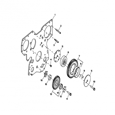 Group 36: Front Plate & Crankshaft Upper Idler Gears,  第36組：前板&曲軸上惰輪，“GM93289,”“GM93285,”“GM91650,”“GM85414,”“GM85412,”“GM8541