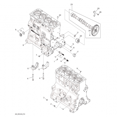 Group 46: Cylinder Block, continued  第46組：氣缸體，“GM93289,”“GM93285,”“GM91650,”“GM85414,”“GM85412,”“GM85410,”“GM51613,”