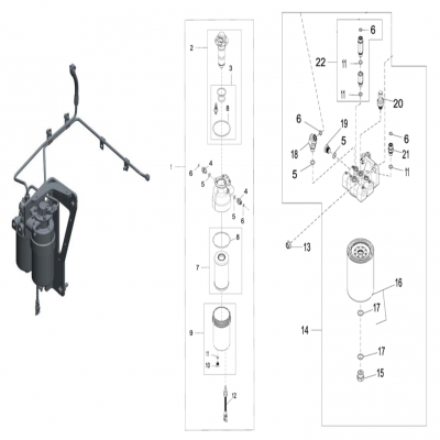 Group 81: Primary Fuel Filter, continued Variation 81BN, 81D2 Optional Agency Approval Installed Items. See Accessories Section for additional parts. 組81：燃油初級濾清器，續(xù)變81BN，81D2可選機構(gòu)批準(zhǔn)安裝項目。有關(guān)其他部件，請參見附件一節(jié)。&